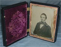 1/4 Plate Ambrotype in Full Union Case