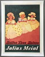 c.1905 Julius Meinl Coffee Advertising Poster