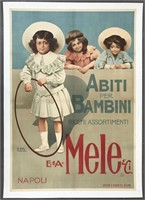 Abiti Per Bambini, Italian Advertising Poster