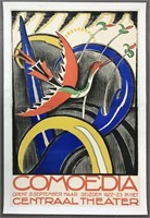 1922 Dutch Theatre Advertising Poster, by Schwartz