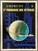 1960 French Oil Advertising Poster by Eric