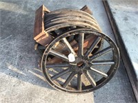 4 Wooden Wheels for T-Model Ford