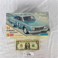 "Richard Petty's '64 Plymouth Belvadere" Model