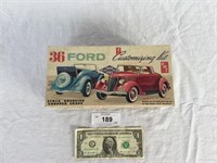 Vintage 1936 Ford Customizing Kit