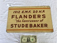 "1912 E.M.F. 20 HP Flander's" Sign
