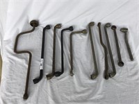 (14) Early Automotive Socket Wrenches