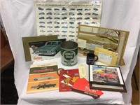 Large Vintage Automotive advertising lot can +++