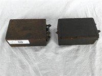 Pair of early Ford Ignition boxes