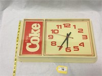 Original Coca Cola "COKE" Clock