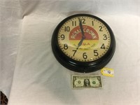 Original Royal Crown RC Cola Clock