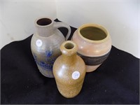 Lot 3 Jugs / Vases 1 Signed