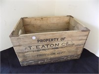 T Eaton Company Wooden Crate