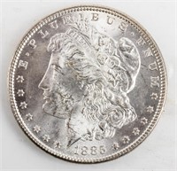 Coin 1885-P Morgan Silver Dollar BU W/ Toning