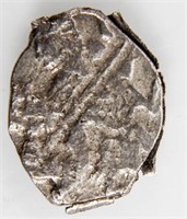 Coin 1682-1785 Silver 1 Kopek Russian