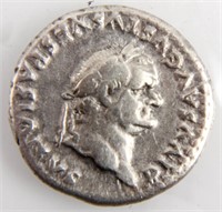 Coin Vespasian A.D. 69-79 Silver Denarius