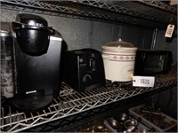 Keurig Coffee System, Toaster Oven, Crock Pot