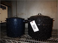 2- Stock Pot w/ Covers