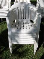 Plastic Lawn Chair  (Times 6 Chairs)