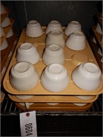 Trays w/34 China Soup Bowls