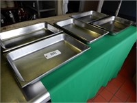 Stainless Steel Serving Pans 121/2' x 201/2"