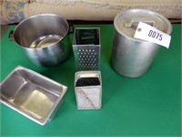 Large 10" Stainless Steel Stock Pot w/ Lid  Asst.