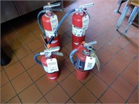 Lot - 4  Fire Extinguishers- as is