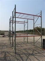 Pallet Racking With (2) Wire Shelves