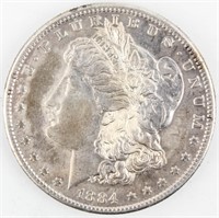 Coin 1884-S  Morgan Silver Dollar Nice*