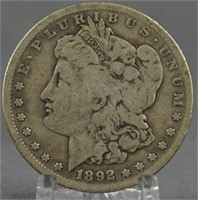 1892-S Morgan Silver Dollar Key Date