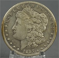 1887-S Morgan Silver Dollar Key Date