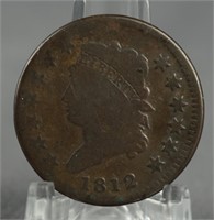 1812 Classic Head Large Cent Key Date