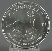 2018 South African Silver Krugerrand