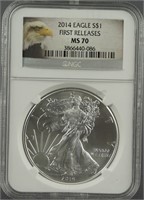 2014 American Silver Eagle NGC MS 70