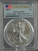 2016 American Silver Eagle PCGS MS 70