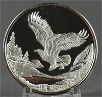 Alaska .999 Silver Proof Eagle in Flight Medallion