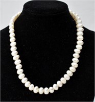Freshwater Pearl Necklace Sterling Clasp