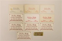 Group of 10 DoLores Hadley Business Cards & Label
