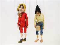 Ma & Pa Hillbilly Guy & Gal 1975 Marionettes