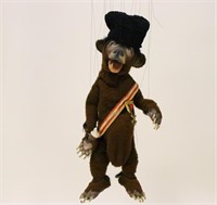 Russian Bear w/Cossack Hat & Sash. 1973 Marionette