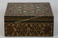 SYRIAN INLAID MARQUETRY JEWELLERY BOX