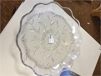 Mikasa" 14" Glass Serving Platter