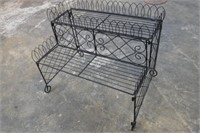 Metal 2 Tier Plant Stand
