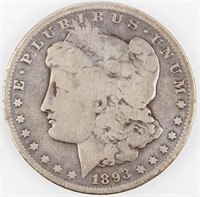 Coin 1893-S Morgan Silver Dollar Very Good