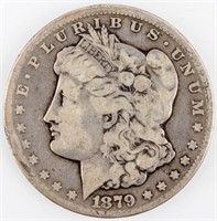 Coin 1879-CC Morgan Silver Dollar Very Good