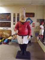 Vintage Giant GUIDO Italian Chef Statue 8 FOOT TAL