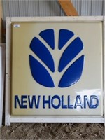 NEW HOLLAND PLASTIC SIGN - 73 1/2" X 78"