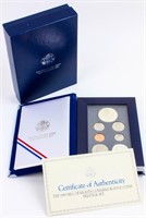 Coin 1993 Prestige Set in Original Box with Papers