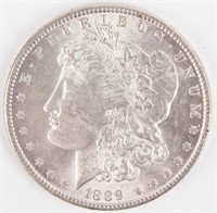 Coin 1889-P  U.S. Morgan Silver Dollars Unc.