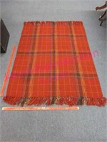 plaid throw - 49in x 70in