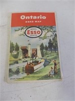 Esso Ontario Road Map, 1951